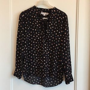 Uniqlo Ines de la Fressange Neck Tie Blouse
